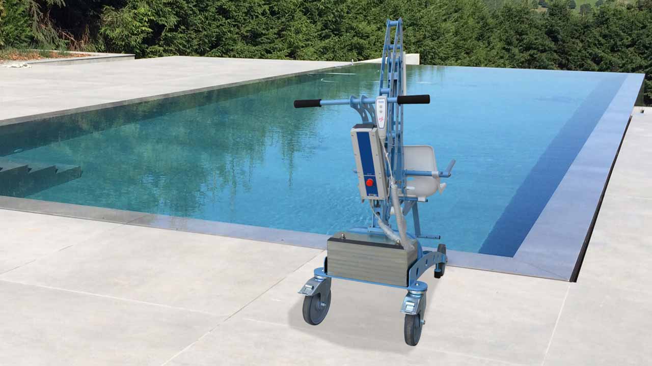 EcoPool portable pool lift hire