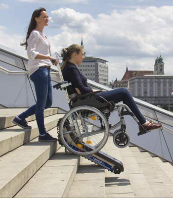 Electric stair climber hire for the disabled and the handicapped - Solution for the public and professionals