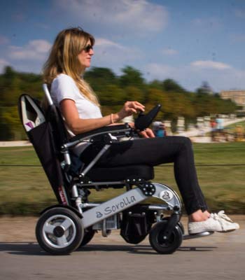 Electric wheelchair hire for the handicapped and disabled