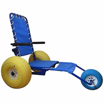 Beach water access chair hire - JOB Beach model - For the disabled and handicapped