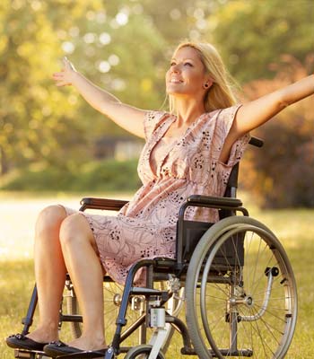 Manual wheelchair hire for the handicapped and disabled