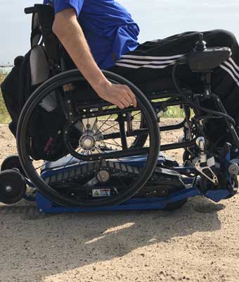 Rent motorized wheelchair trak, Freedom Trax