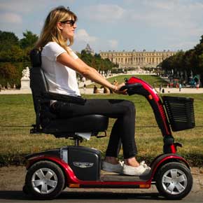 Disabled and handicapped scooter hire, anywhere in France