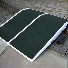 Travel ramp hire for disabled and handicapped wheelchairs or scooters